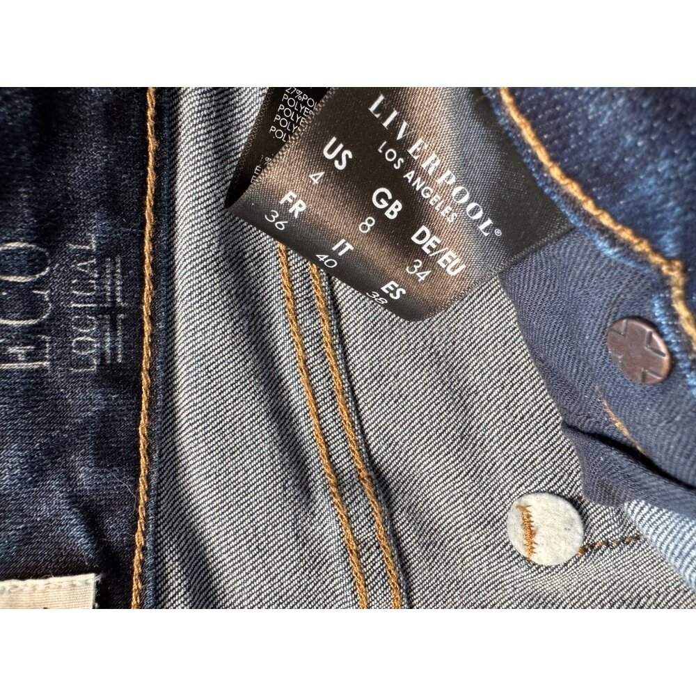 Liverpool ECO Logical Size 4/27 Bartlett Blue Jeans NWT - Picture 7 of 11